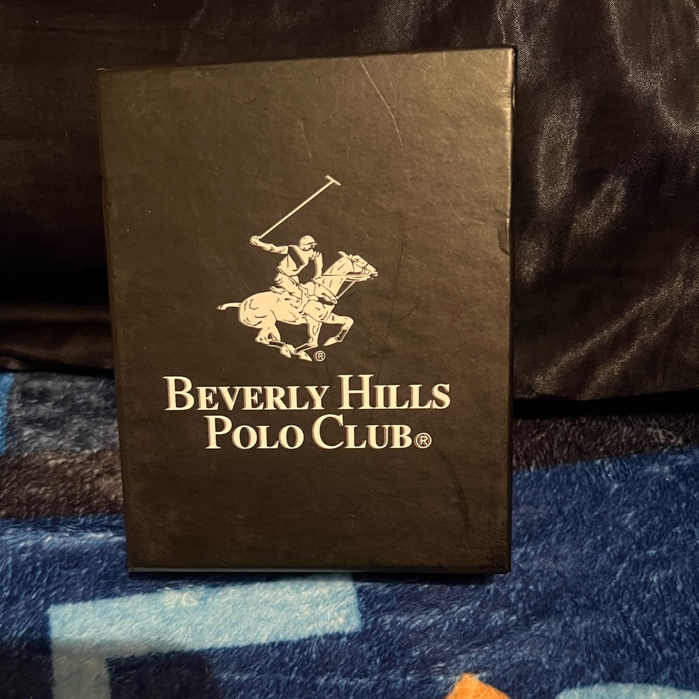 Beverly Hills Polo Club Black Leather Wallet